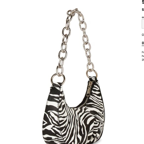 8 Other Reasons Zebra Chain Bag - Picture 3 of 6